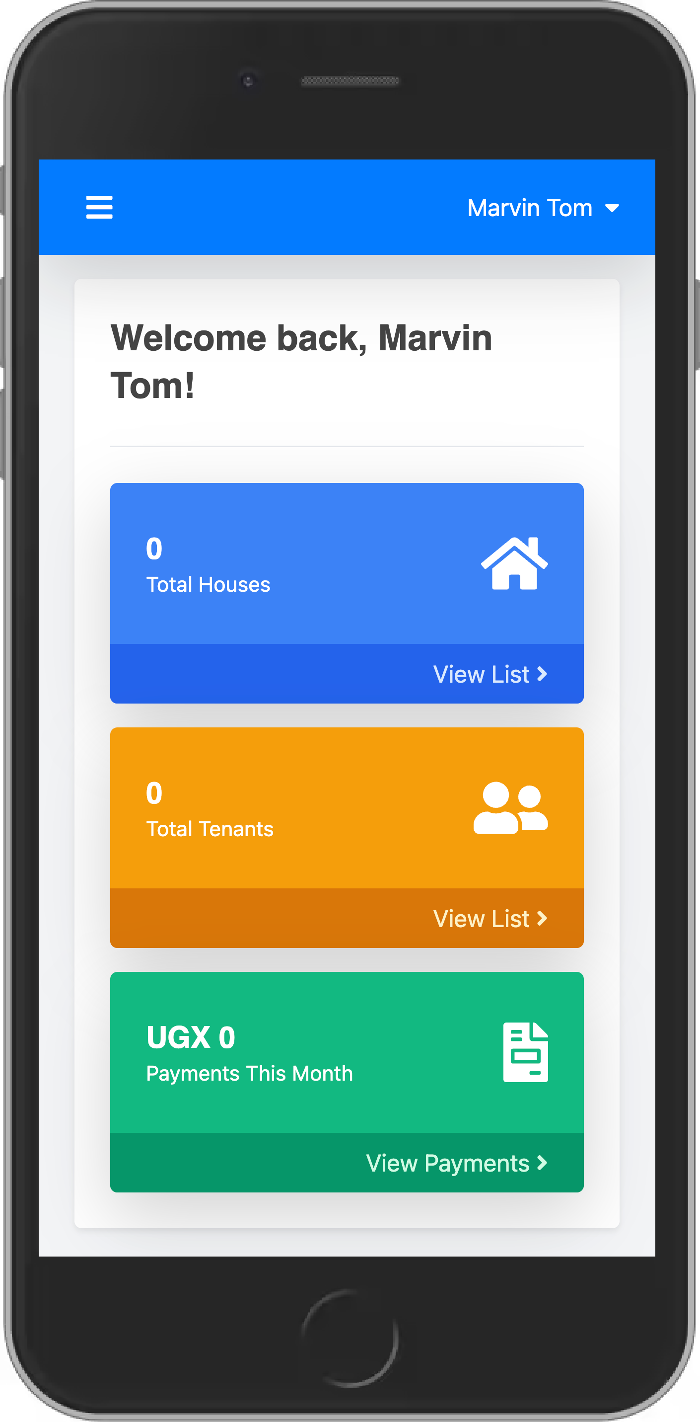 Dashboard Screenshot